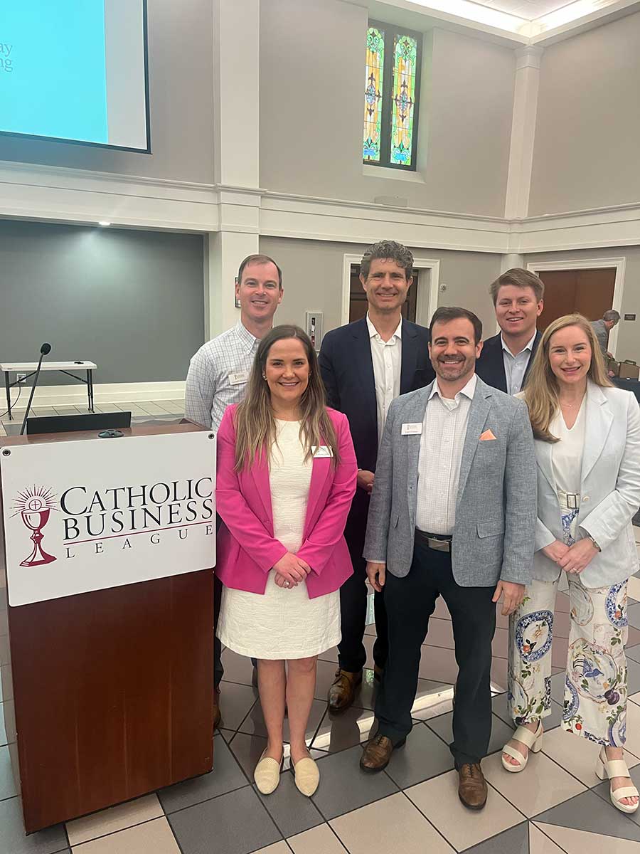 matt wiltshire speaks at catholic business league
